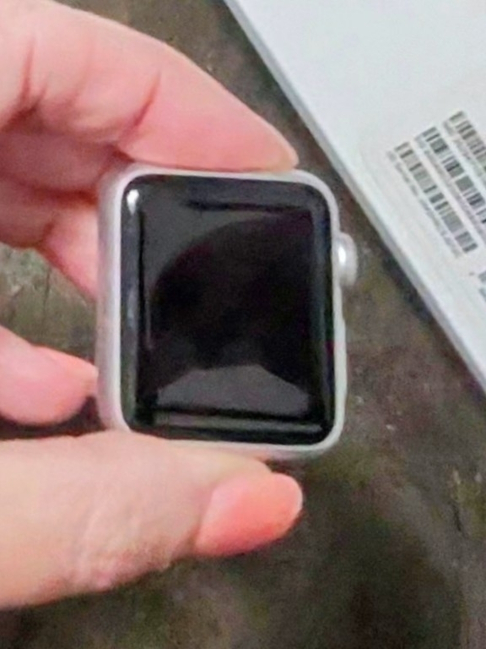 Smartwatch - Silver Frame with Black Display Series 1 38 mm With Lot Of Bands